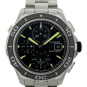 Tag Heuer 43mm Men's Aquaracer Automatic Black Dial Cal. 16 Watch! Ref